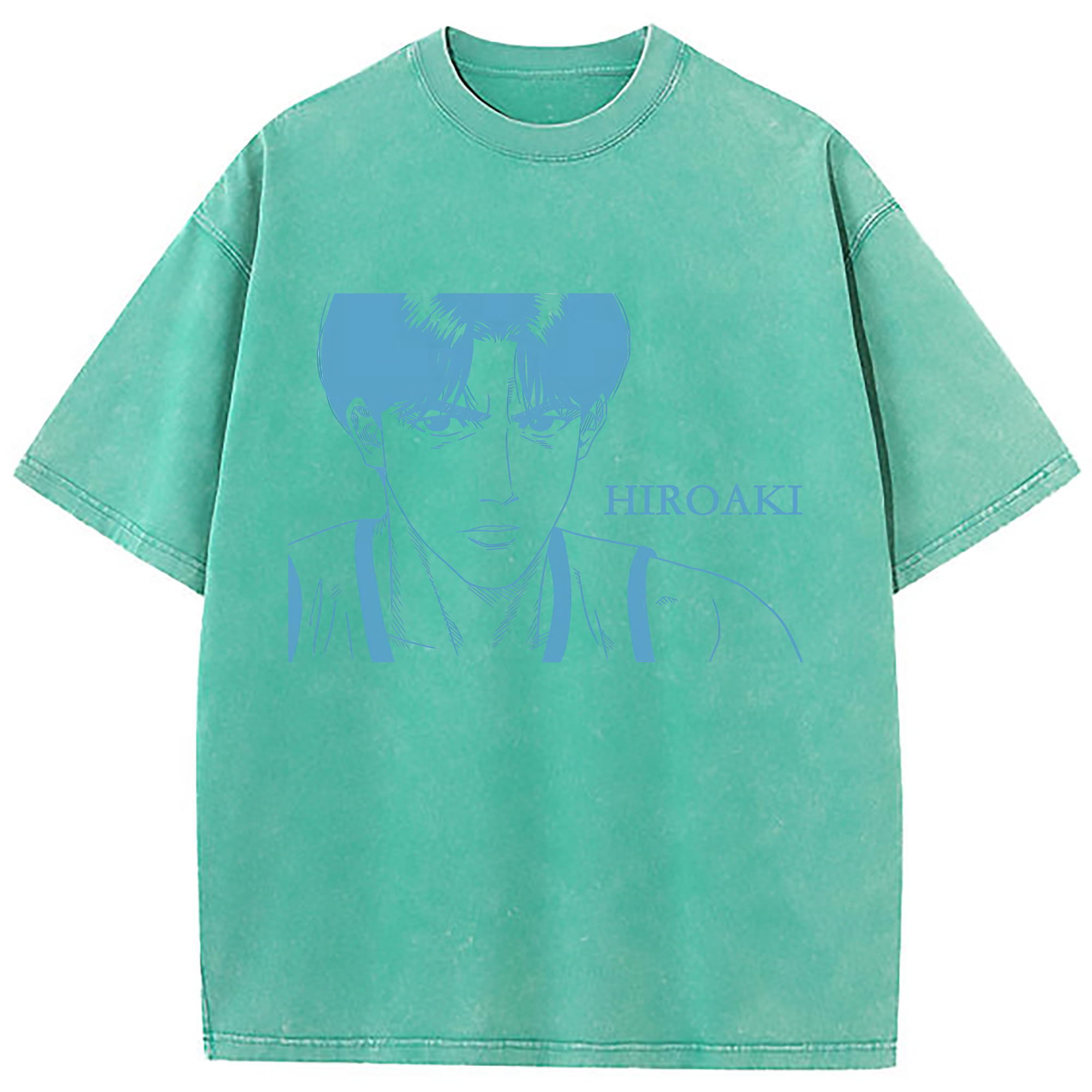 （画像用） SLAM DUNK／スラムダンク 綿100% ヴィンテージ風 半袖Tシャツ（フロントプリント）
